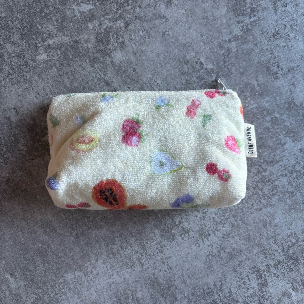 Djerf Avenue Mini Terry Pouch Fruit New